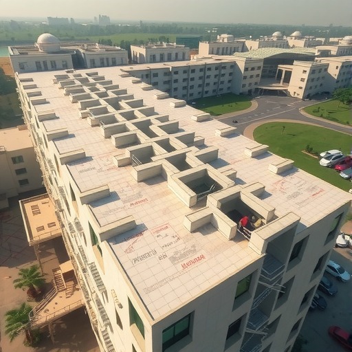 463个阶梯平台，铺满印度Prestige大学新建筑屋面