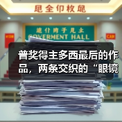 普奖得主多西最后的作品，两条交织的“眼镜蛇”（图3）