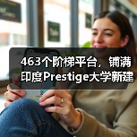 463个阶梯平台，铺满印度Prestige大学新建筑屋面（图3）