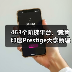 463个阶梯平台，铺满印度Prestige大学新建筑屋面（图4）