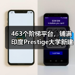 463个阶梯平台，铺满印度Prestige大学新建筑屋面（图3）