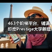 463个阶梯平台，铺满印度Prestige大学新建筑屋面（图4）