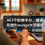 463个阶梯平台，铺满印度Prestige大学新建筑屋面（图2）