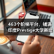463个阶梯平台，铺满印度Prestige大学新建筑屋面（图2）