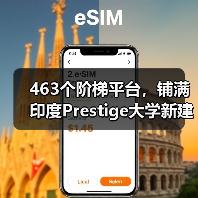 463个阶梯平台，铺满印度Prestige大学新建筑屋面（图1）