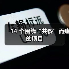 14 个围绕“共餐”而建的项目（图2）