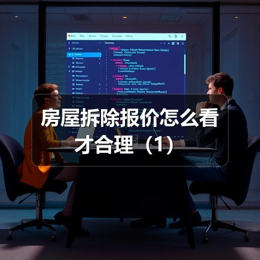 房屋拆除报价怎么看才合理（1）