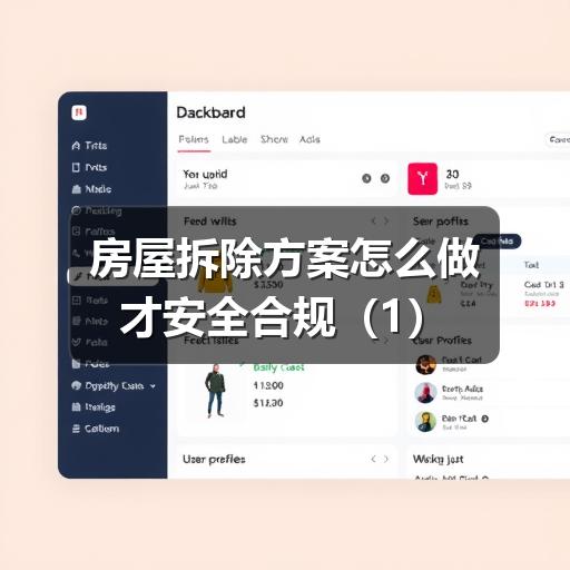 房屋拆除方案怎么做才安全合规(1)(图1) 房屋拆除方案怎么做才安全合规(1)