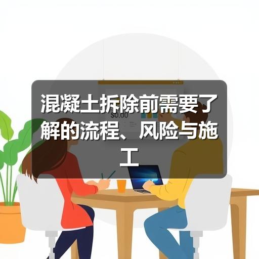 混凝土拆除前需要了解的流程、风险与施工要点