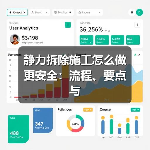 静力拆除施工怎么做更安全：流程、要点与常见误区