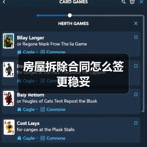 房屋拆除合同怎么签更稳妥