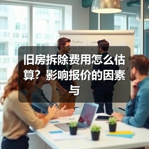 旧房拆除费用怎么估算？影响报价的因素与核实方法