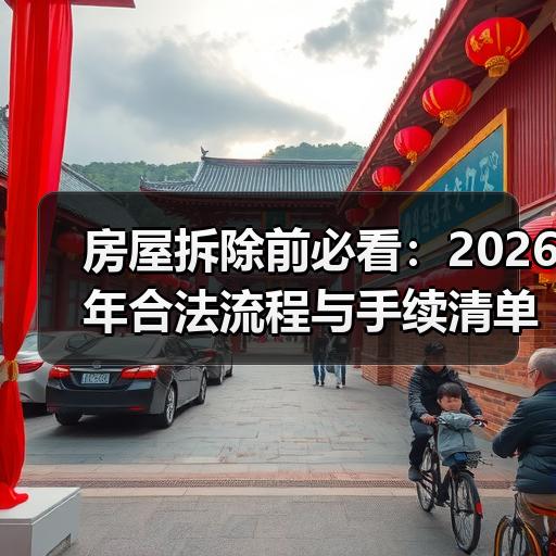 房屋拆除前必看：2026年合法流程与手续清单