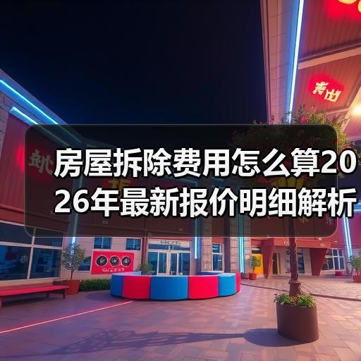 房屋拆除费用怎么算2026年最新报价明细解析
