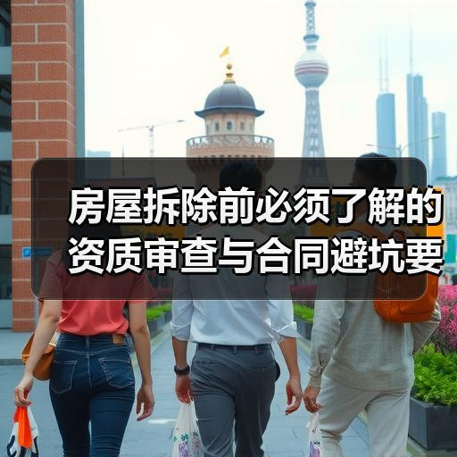 房屋拆除前必须了解的资质审查与合同避坑要点