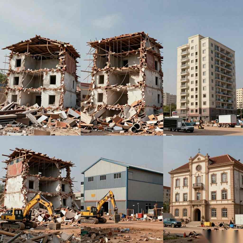 自建房、高层住宅、工业厂房怎么拆？详解5类房屋拆除全流程差异