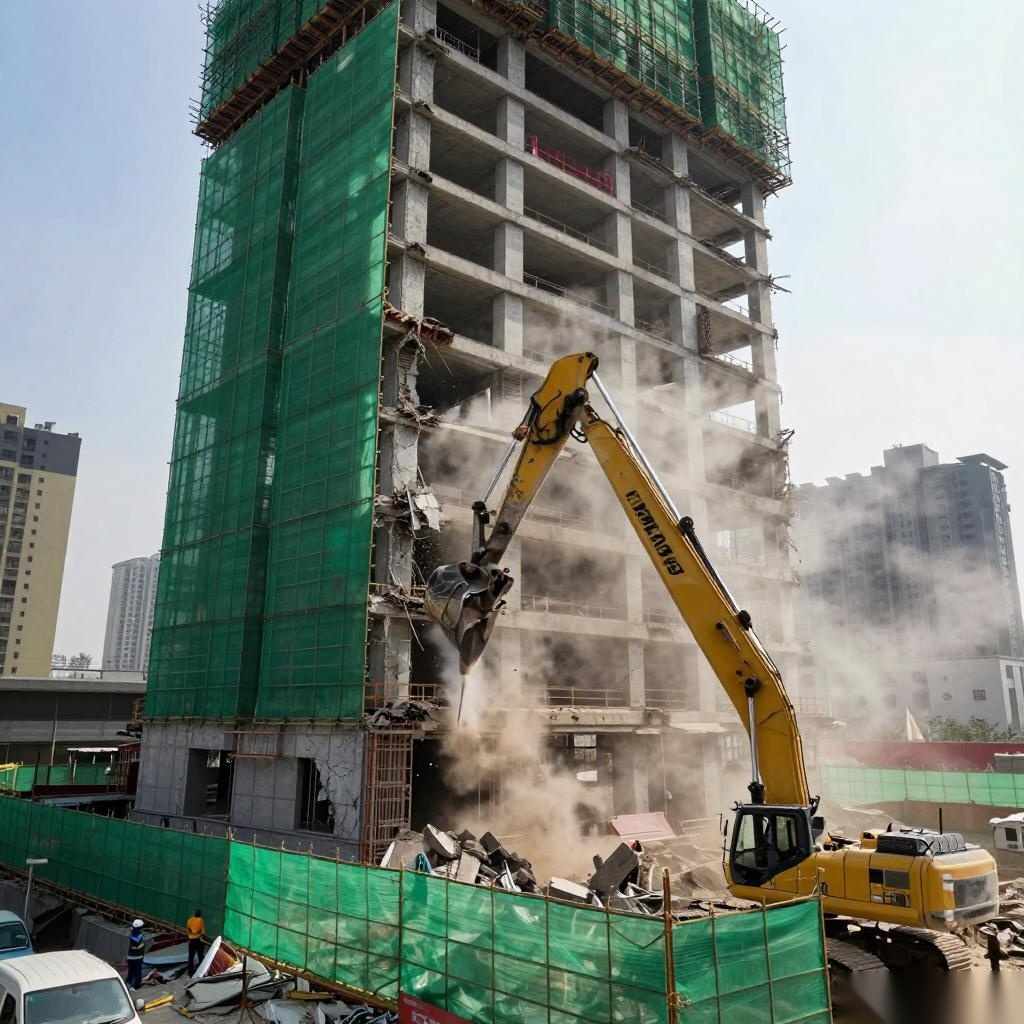 房屋拆除中的降尘降噪技术，打造绿色环保施工新标杆