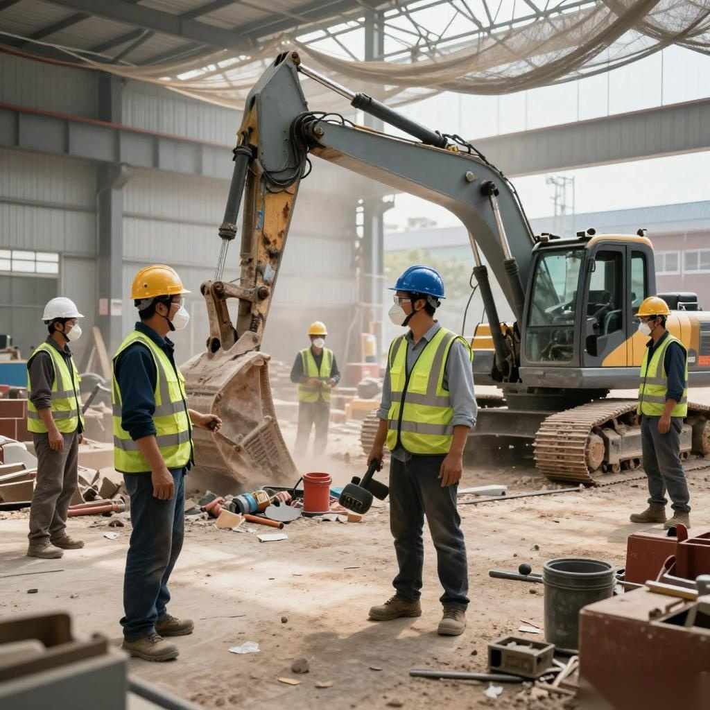 厂房拆除全流程解析：安全与效率的平衡之道
