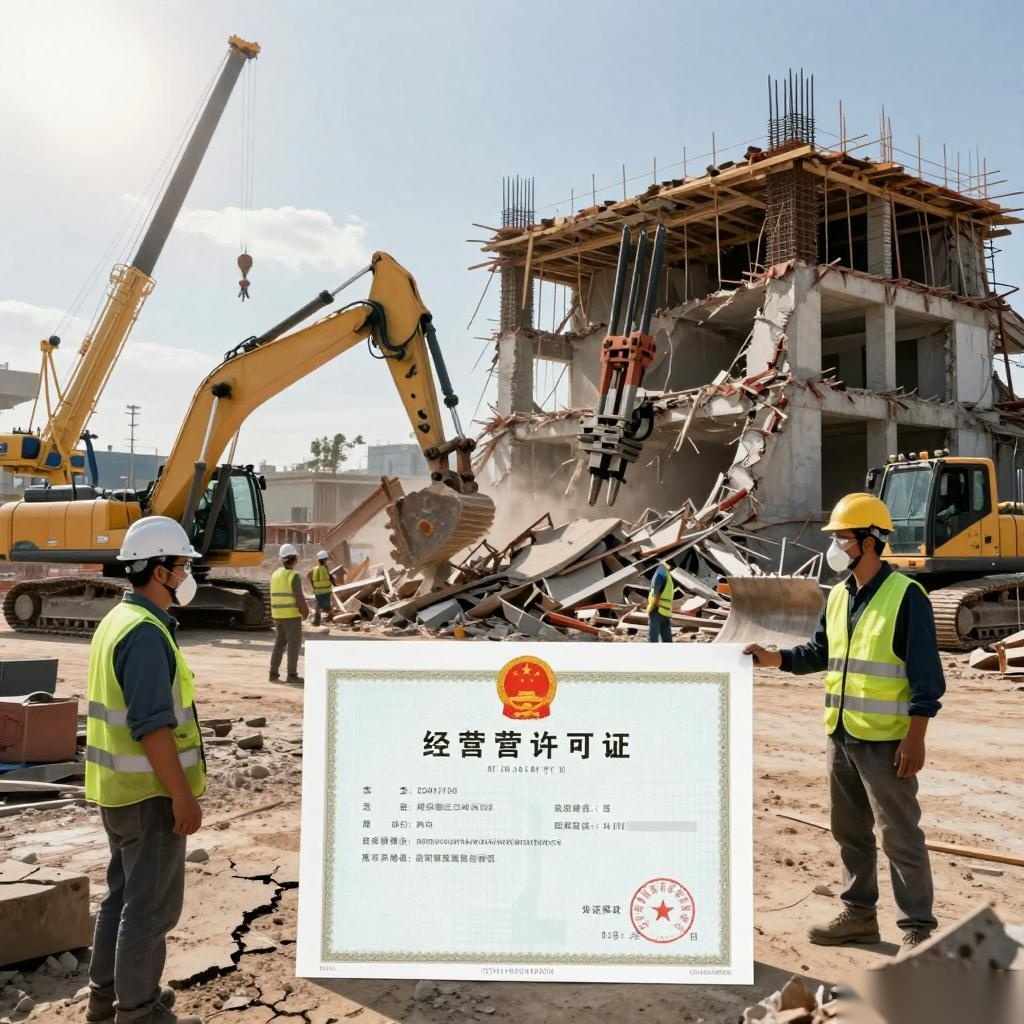 如何办理建筑拆除公司经营许可证？
