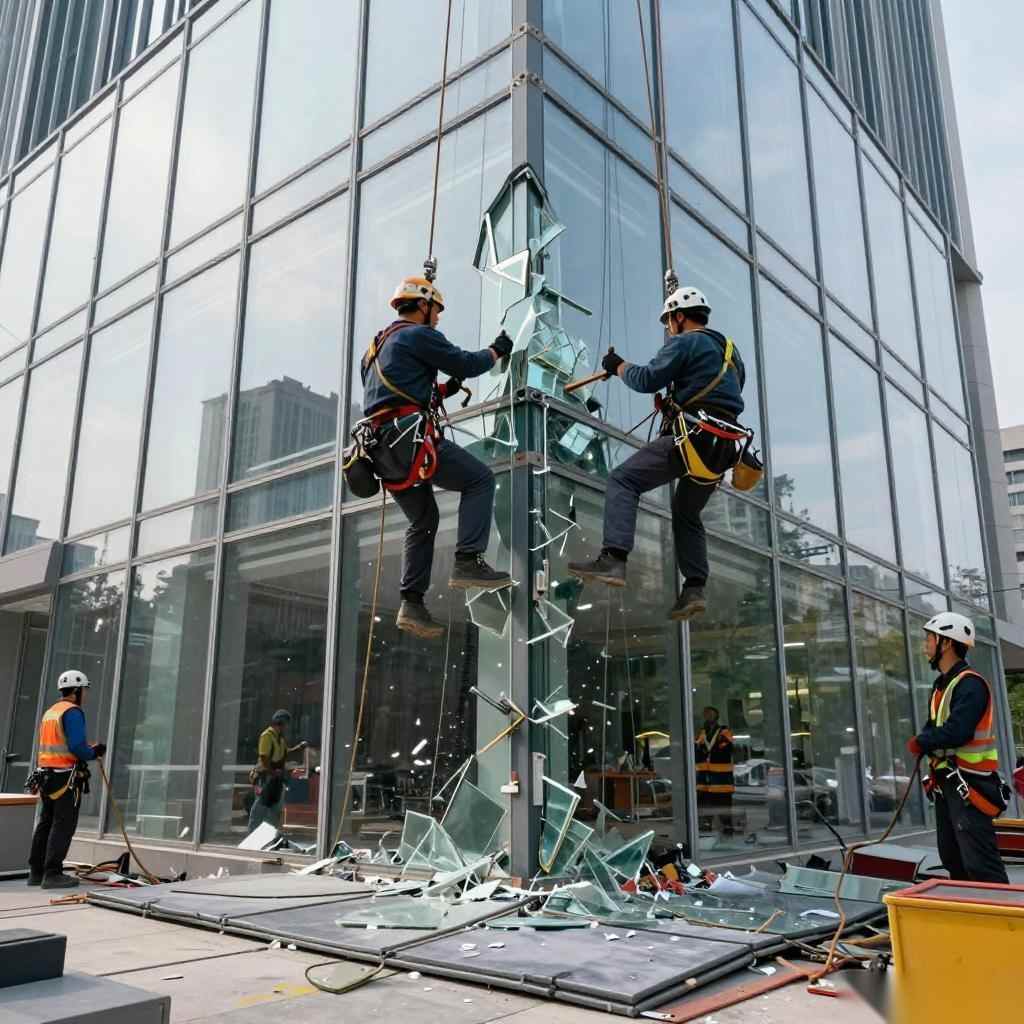 玻璃拆除安全步骤与专业操作指南