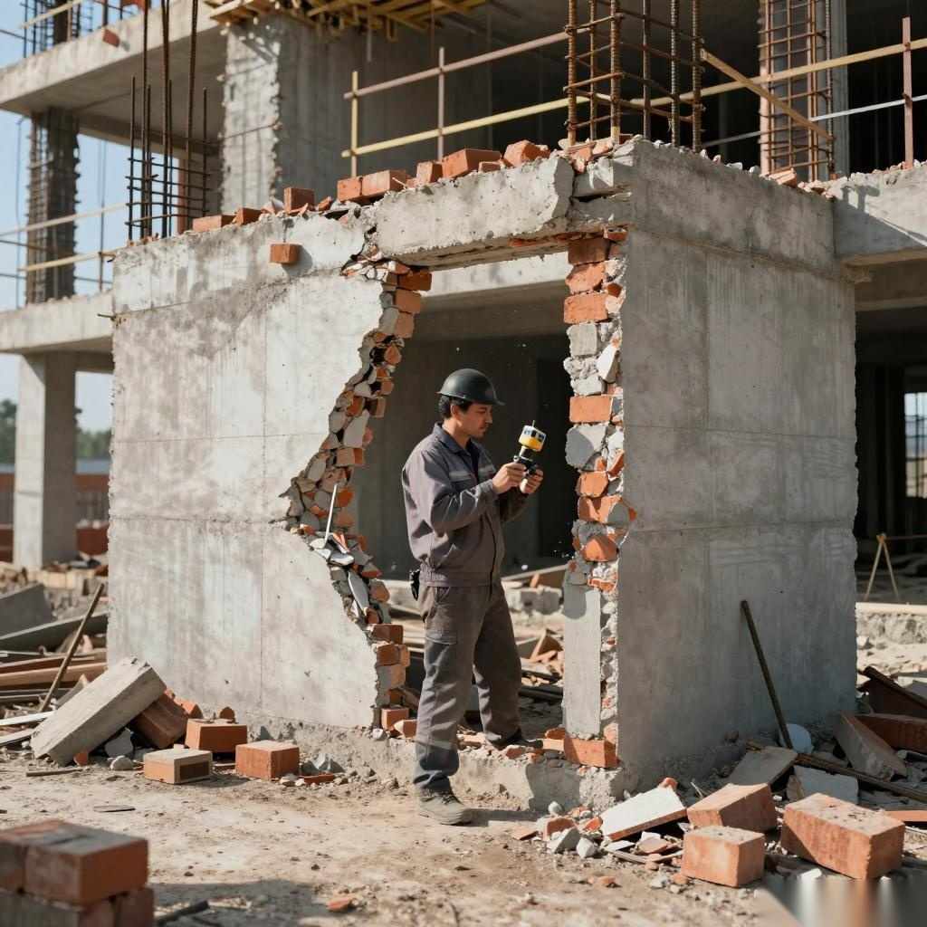 敲墙拆除后的结构检查：确保建筑长期稳固