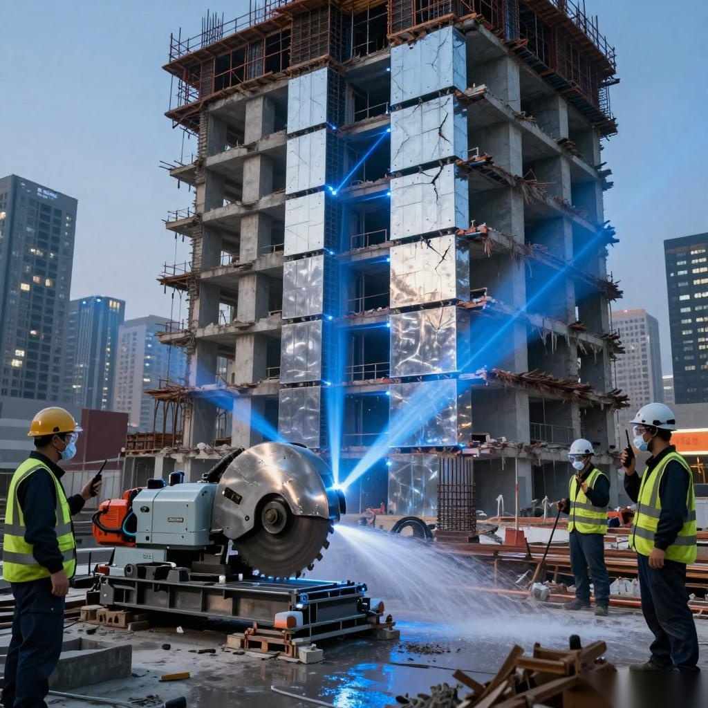 新型切割技术革新拆除工程，提升效率与安全性