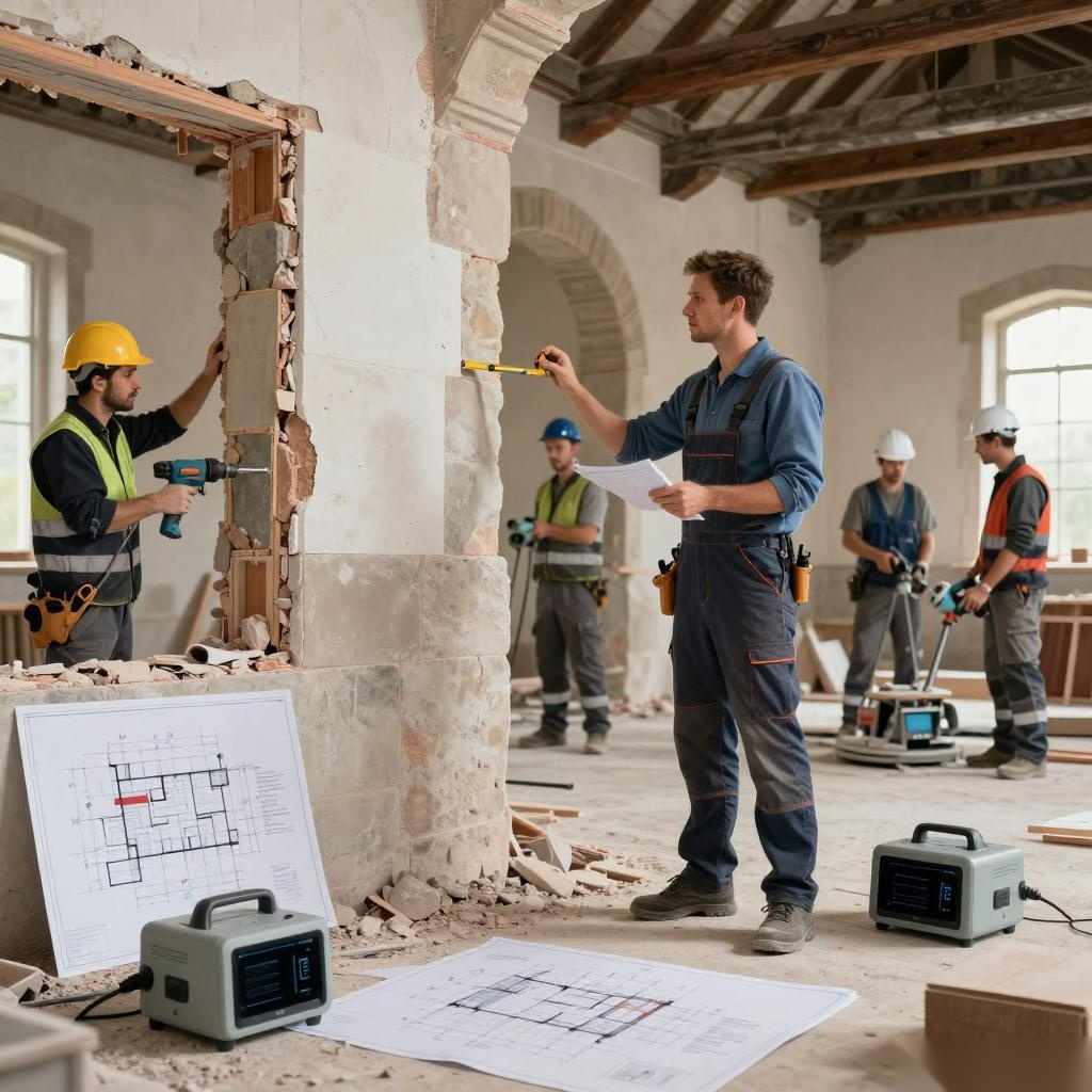 历史建筑改造中敲墙拆除的保护策略与实践方法