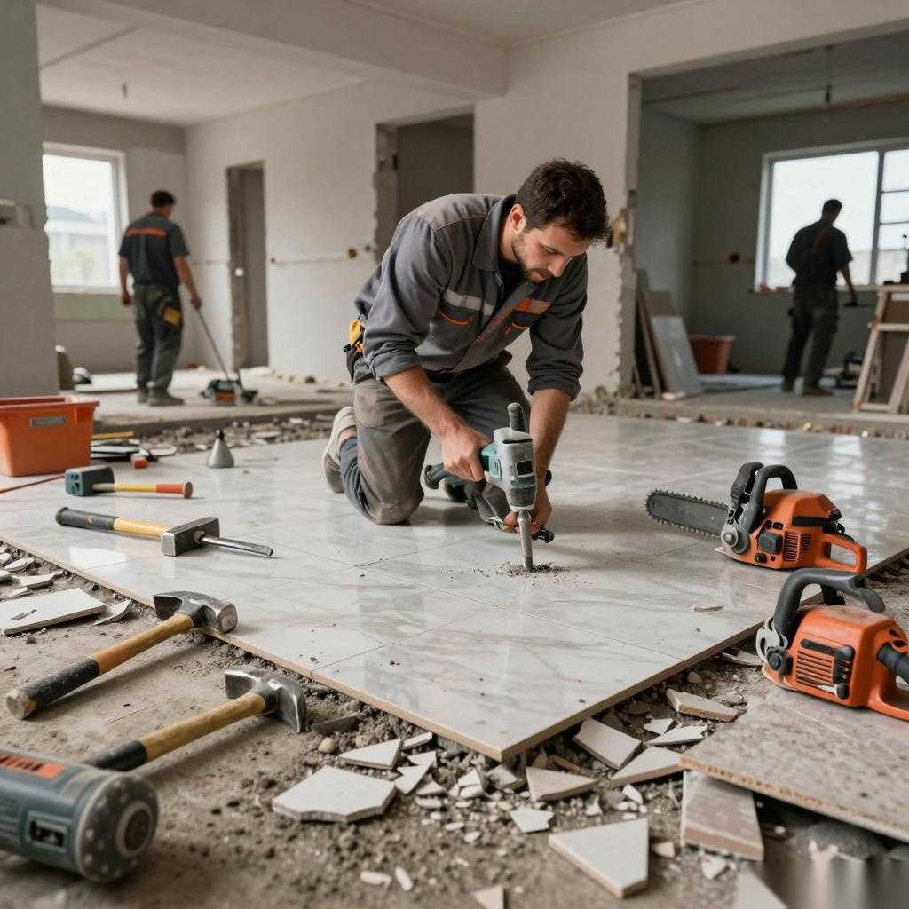 地砖拆除方案编写指南：提升装修效率的安全施工技巧