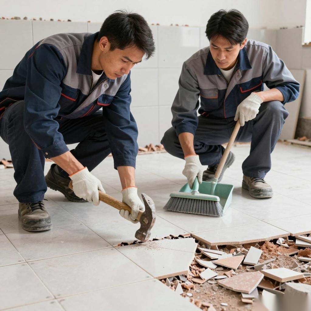 地砖拆除方案编写指南：提升装修效率的安全施工技巧