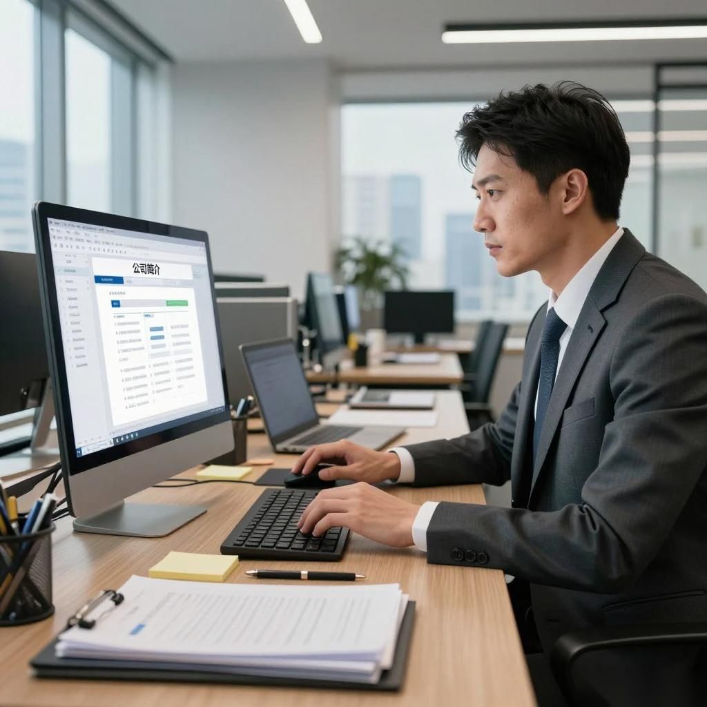 公司简介电子版更新替换操作指南与营销优化策略