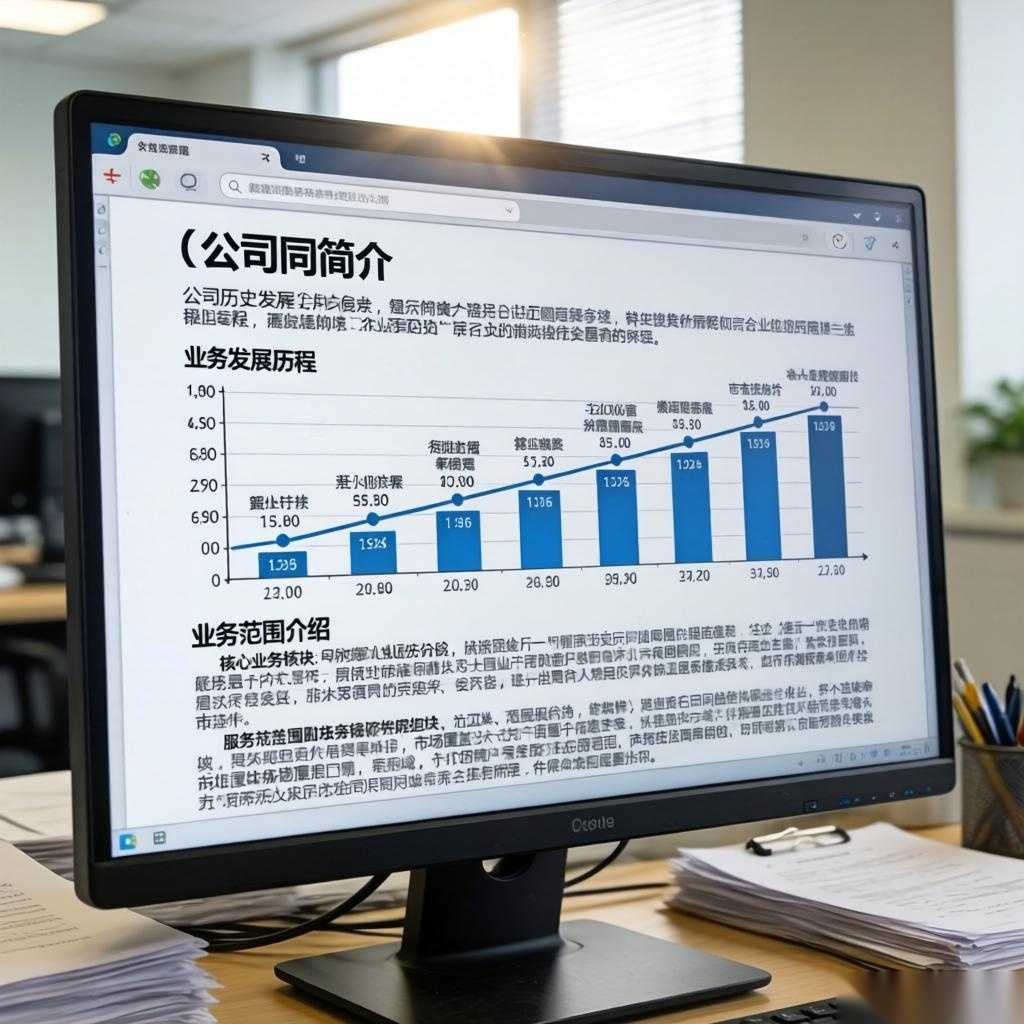 公司简介电子版更新替换操作指南与营销优化策略