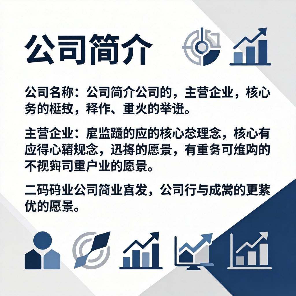 公司简介电子版更新替换操作指南与营销优化策略