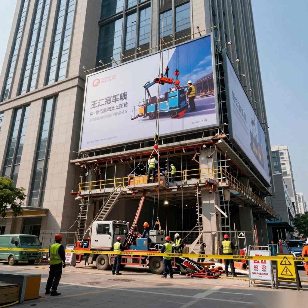 高空广告牌拆除施工预算方案制定要点与成本控制 高空广告牌拆除施工预算方案制定要点与成本控制
