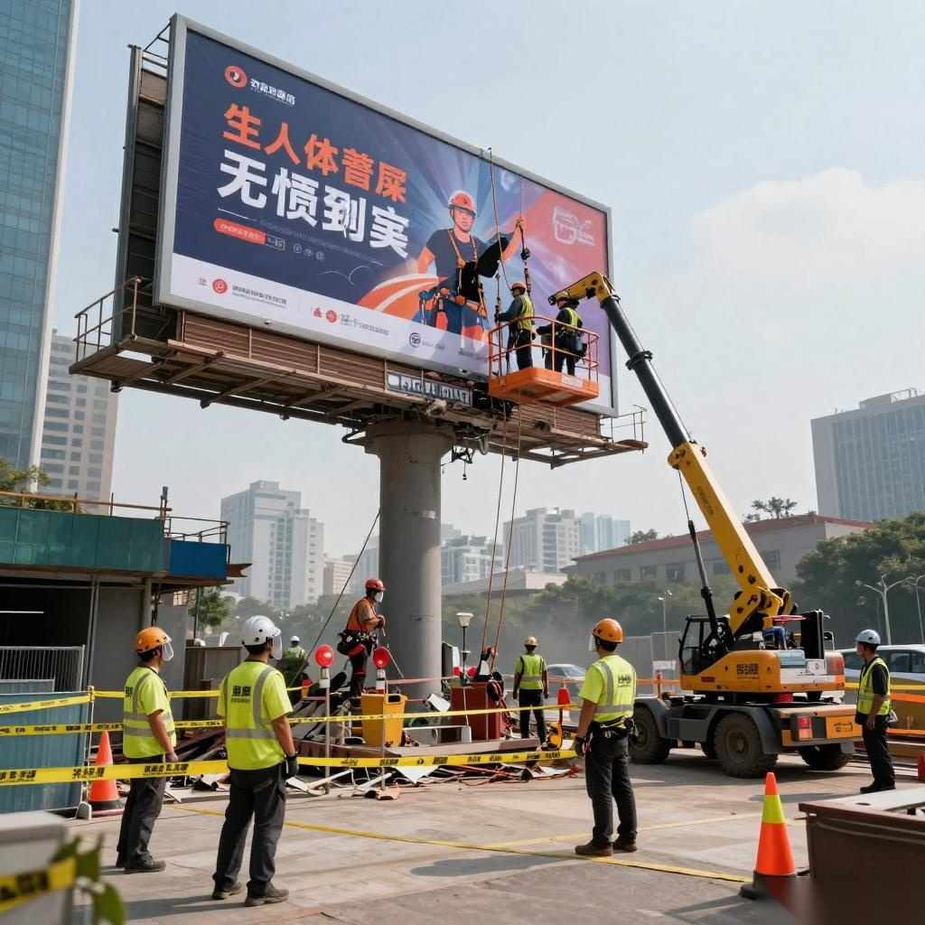 高空广告牌拆除施工预算方案制定要点与成本控制