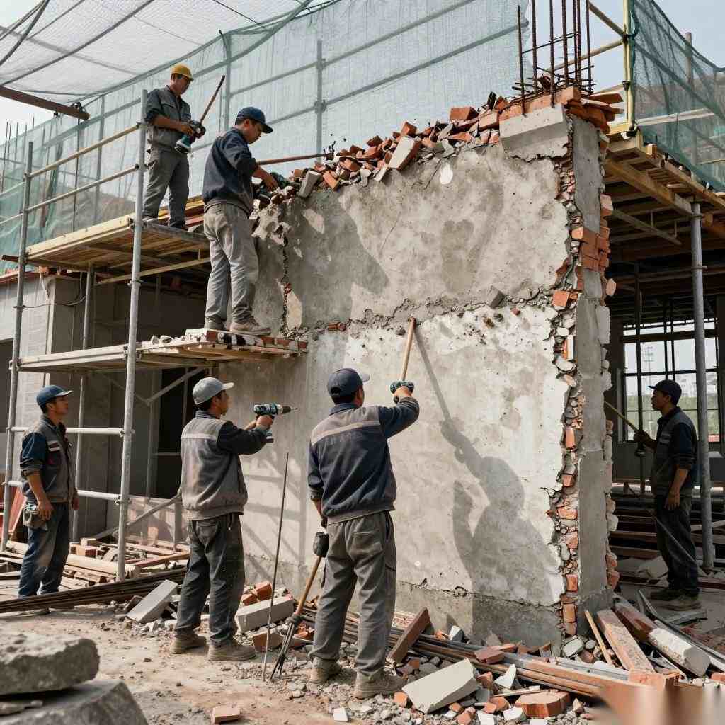 苏州专业敲墙拆除公司哪家好？技术团队安全施工服务