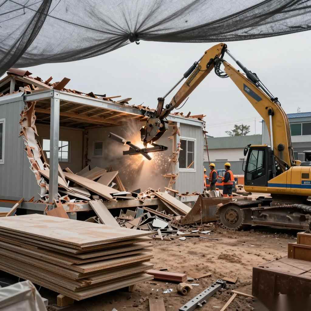 活动房拆除为什么比建造更复杂？专业拆除服务解决安全环保难题
