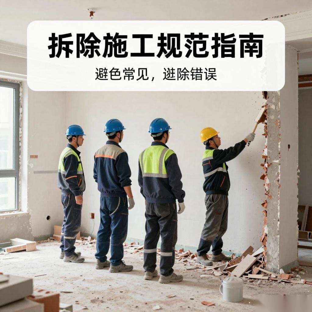 家装拆除施工规范指南:避免常见错误确保安全装修(图1) 家装拆除施工规范指南:避免常见错误确保安全装修