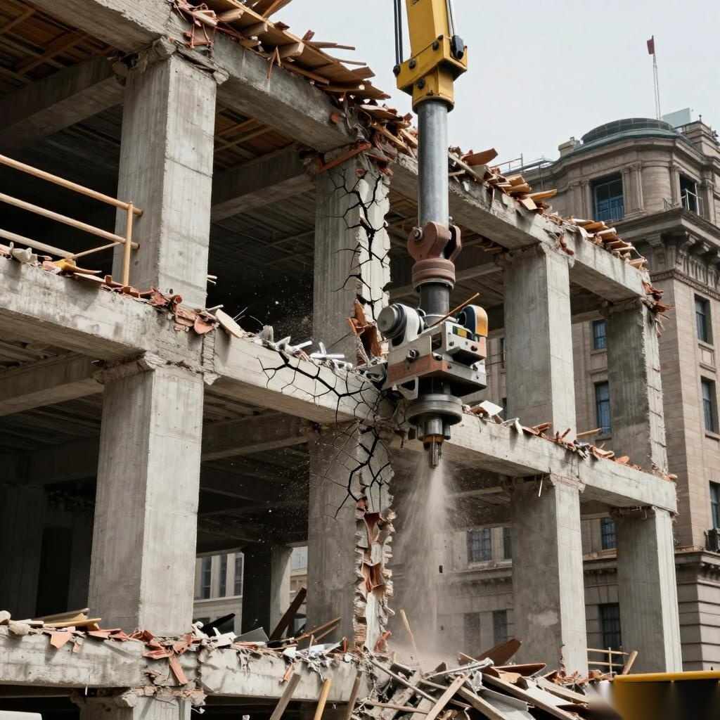 静力拆除,建筑拆除领域的绿色革新与精准实践(图3) 静力拆除,建筑拆除领域的绿色革新与精准实践