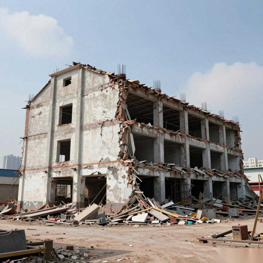厂房拆除回收,高效环保的工业资源再利用方案(图1) 厂房拆除回收,高效环保的工业资源再利用方案