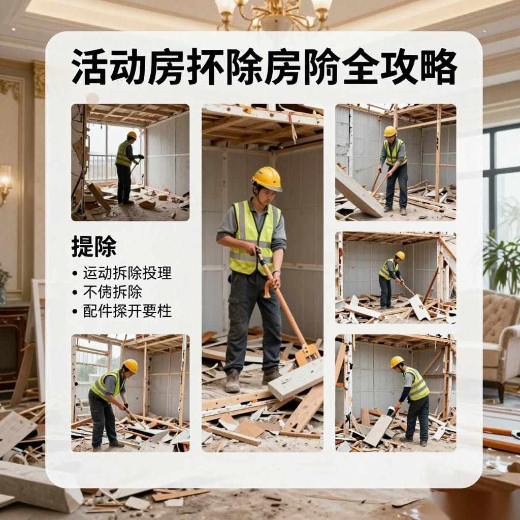活动房拆除全攻略：安全高效环保拆除教程