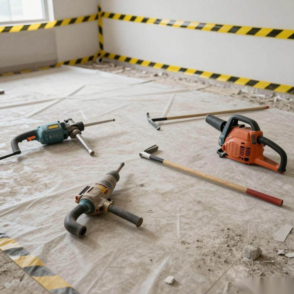 地面拆除,高效、安全、环保的建筑改造关键步骤(图2) 地面拆除,高效、安全、环保的建筑改造关键步骤