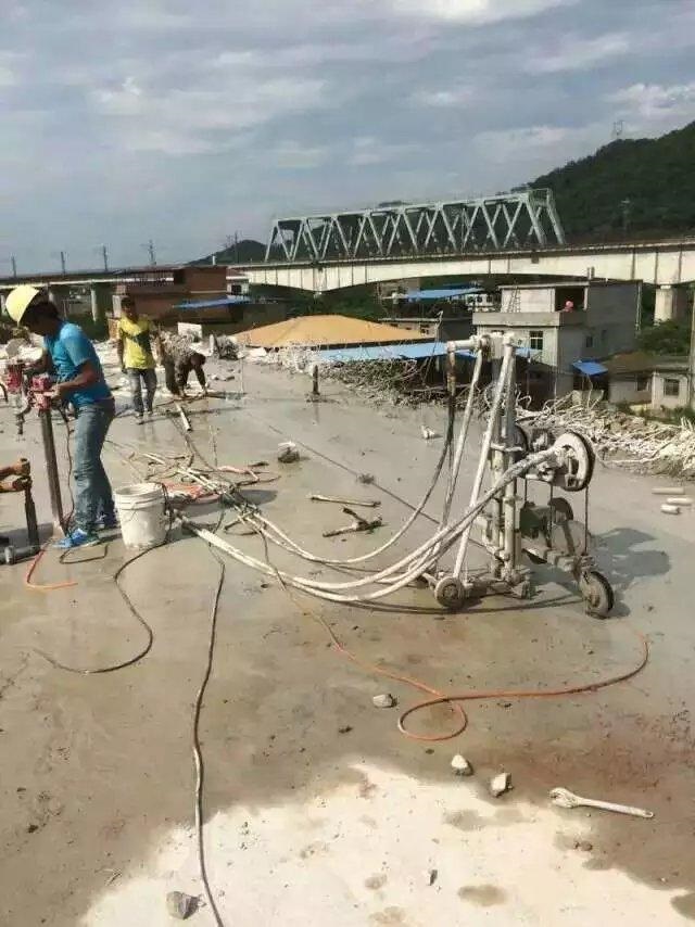 绳锯切割 桥梁拆除的精准安全新方案
