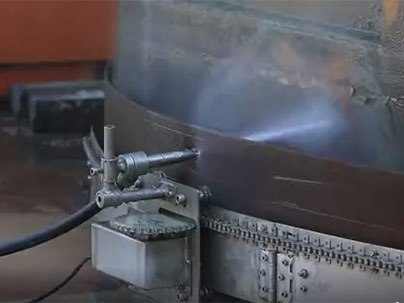水刀切割储罐拆除施工流程详解 分段精准作业安全高效